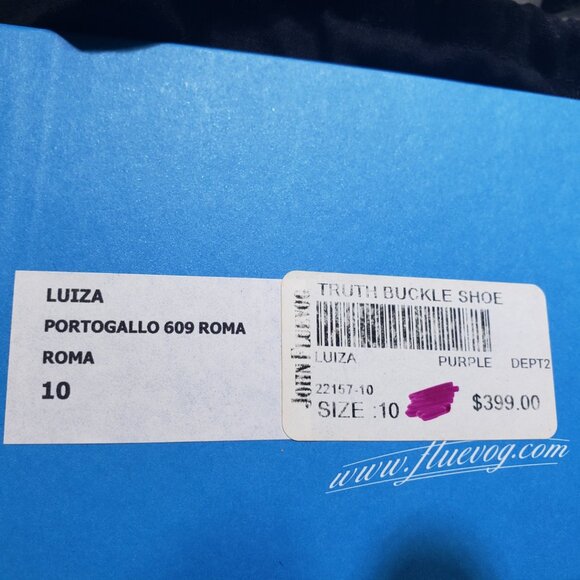 Fluevog  - Truth  Luiza Loafers with Angel Buckle  - Purple (Magenta) - Picture 11 of 12